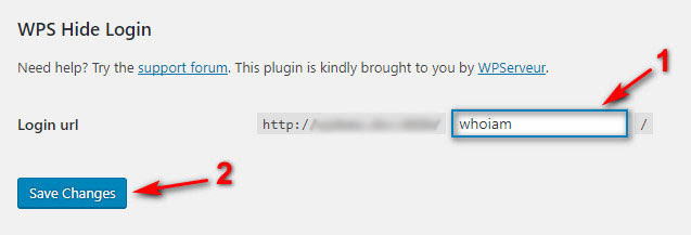 Thay đổi đường dẫn đăng nhập admin bằng plugin WPS Hide Login